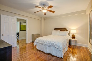 Bedroom With Ceiling Fan Bedroom With Ceiling Fan at Ravenel, Washington, DC
